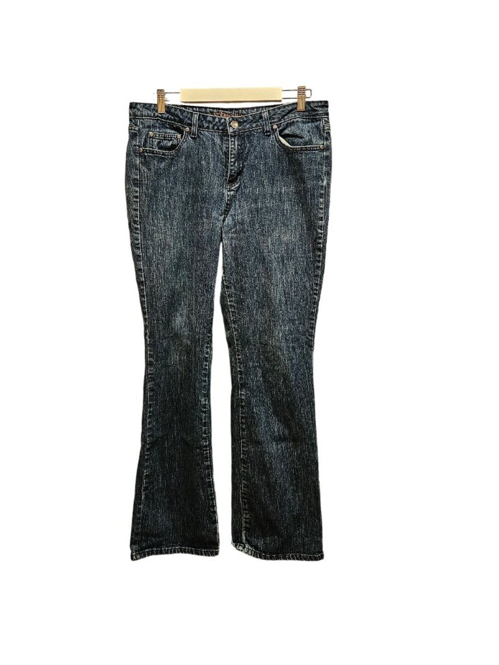 St john's Bay Jeans Womens 14 Long Bootcut Medium wash tall cowgirl rodeo casual